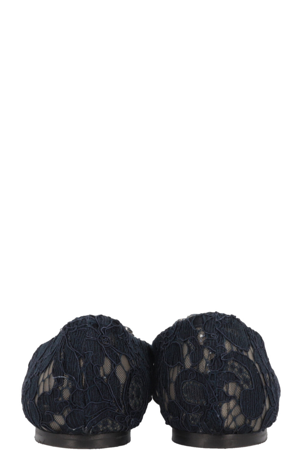 DOLCE&GABBANA Bellucci Flats Lace Navy