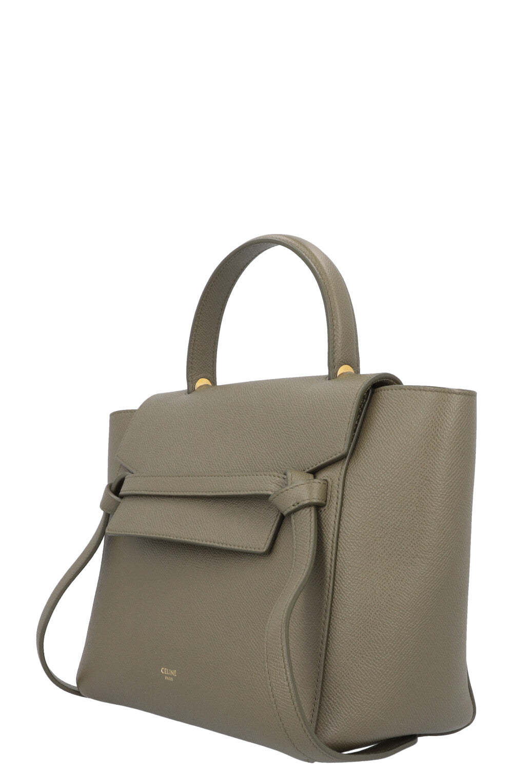 CELINE Micro Belt Bag Leather Army Green