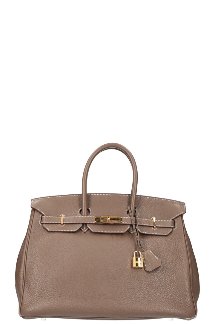 HERMES Birkin 35 Etoupe Clemence