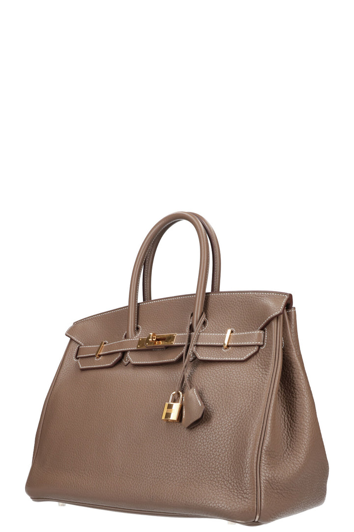 HERMES Birkin 35 Etoupe Clemence