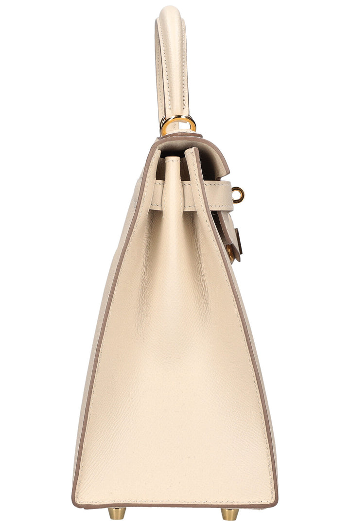 HERMÈS Kelly 28 Epsom Craie