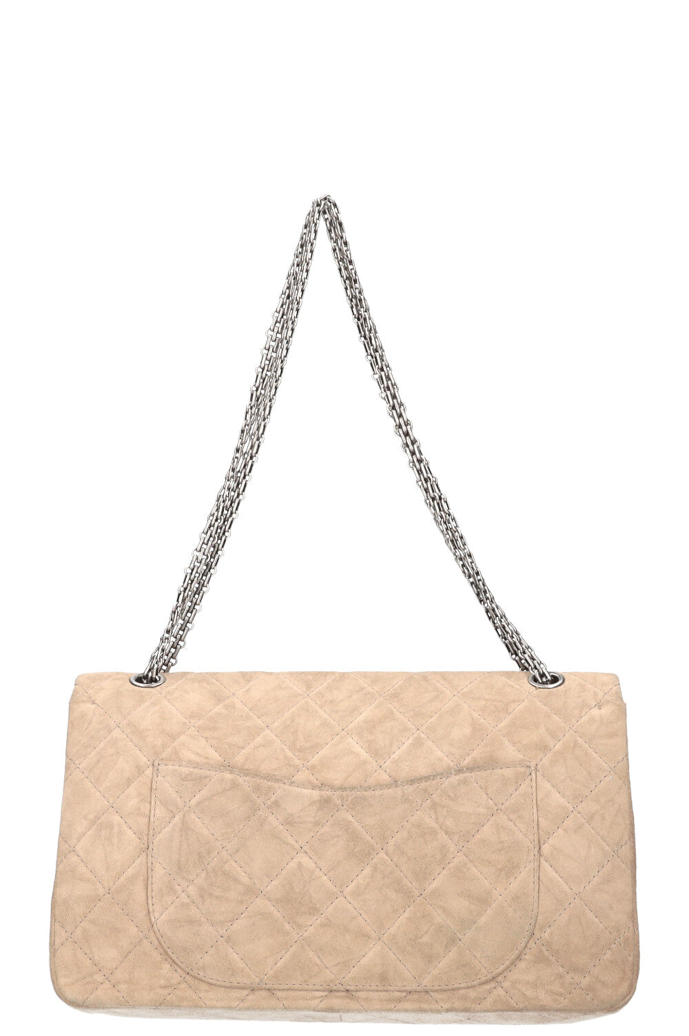 CHANEL 2.55 Réédition Daim Beige