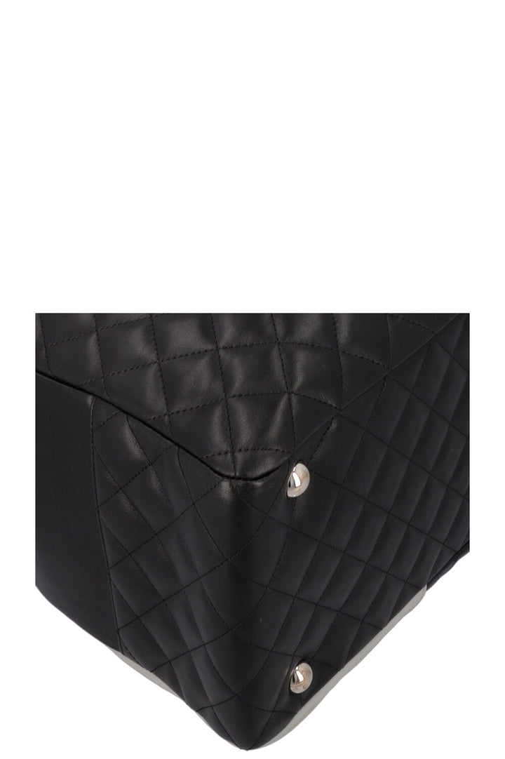 CHANEL 2005 Cambon Bag Black Grey