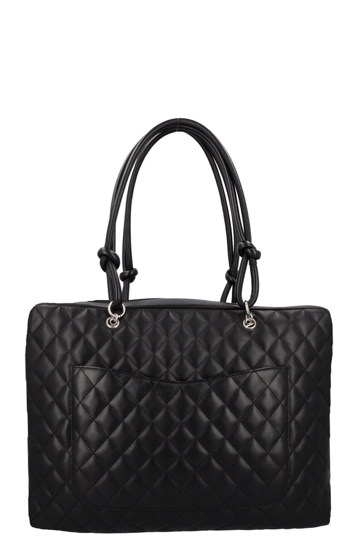CHANEL 2005 Cambon Bag Black Grey