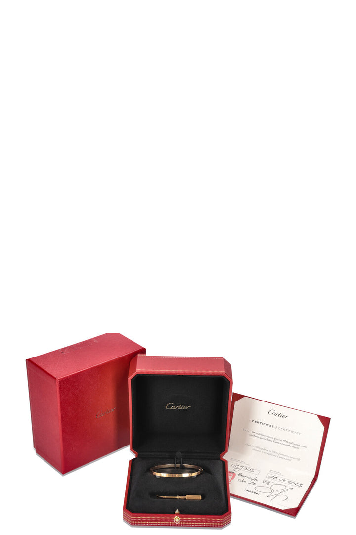 CARTIER Petit Bracelet Amour Or Jaune 18 Carats