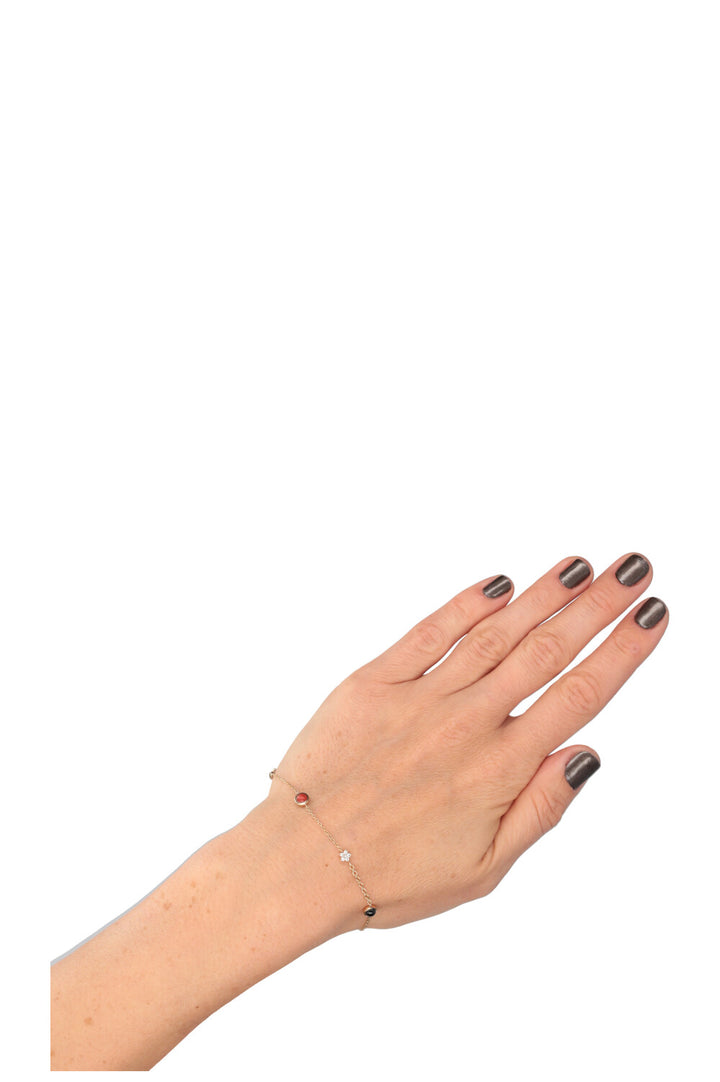 Bracelet étoiles filantes OLE LYNGGAARD ​​​​en or 18 carats