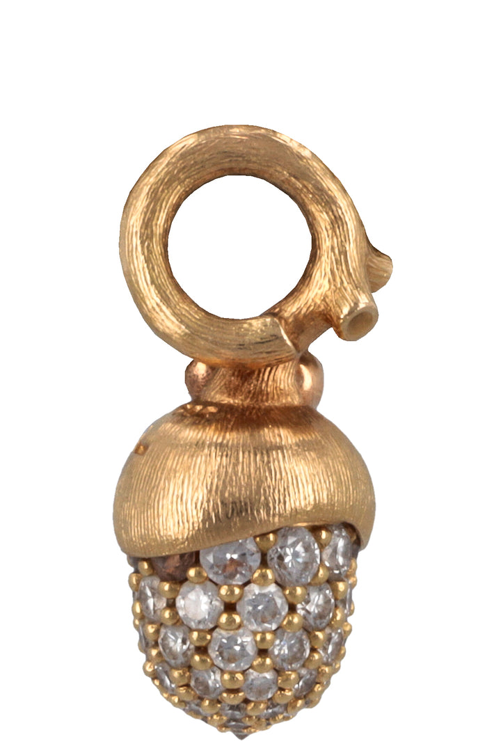 OLE LYNGGAARD Forest Pendant 18Kt Yellow Gold Diamonds