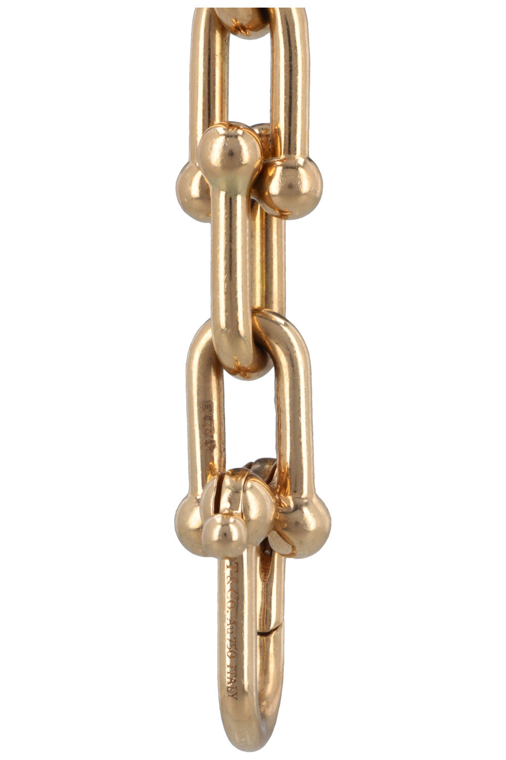 TIFFANY&CO. Hardware Small Chain Link Bracelet Yellow Gold 18Kt