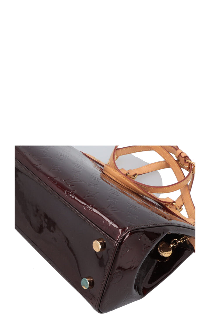 LOUIS VUITTON Brea Bag MM MNG Vernis Amarante