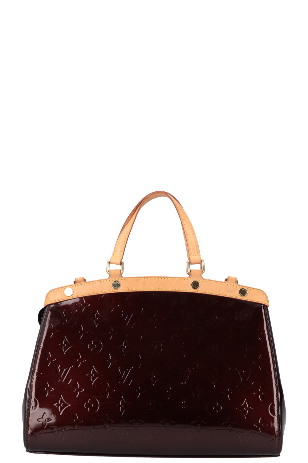 LOUIS VUITTON Brea Bag MM MNG Vernis Amarante – REAWAKE - Main Image