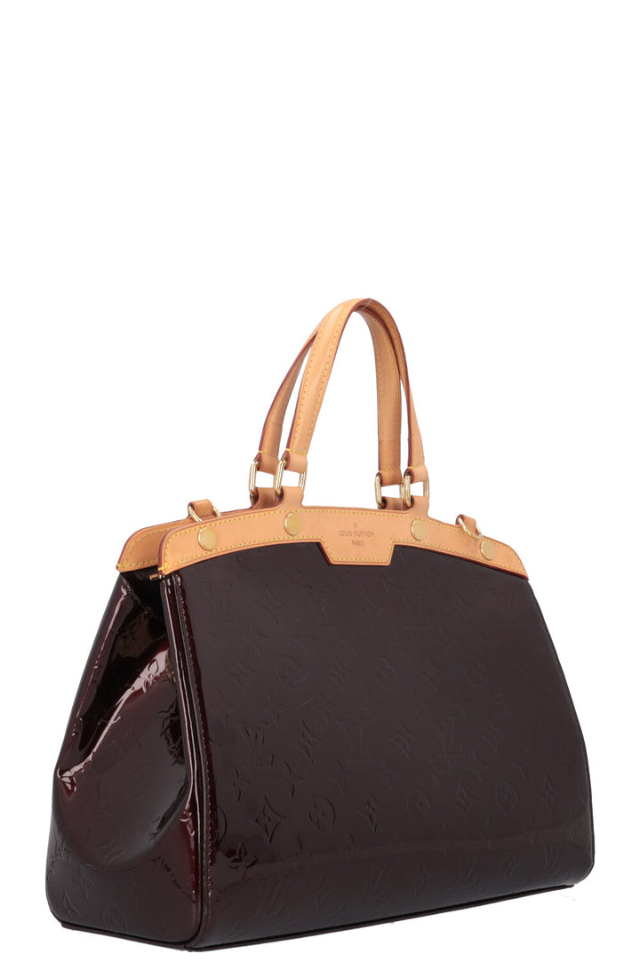 LOUIS VUITTON Brea Bag MM MNG Vernis Amarante