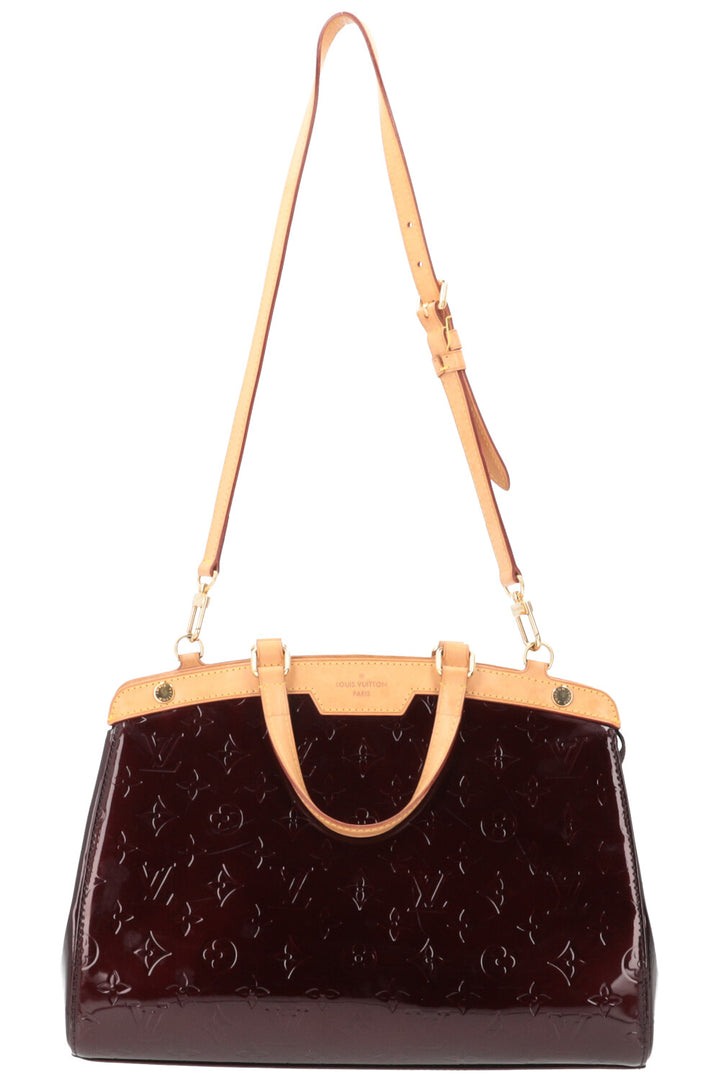 LOUIS VUITTON Brea Bag MM MNG Vernis Amarante