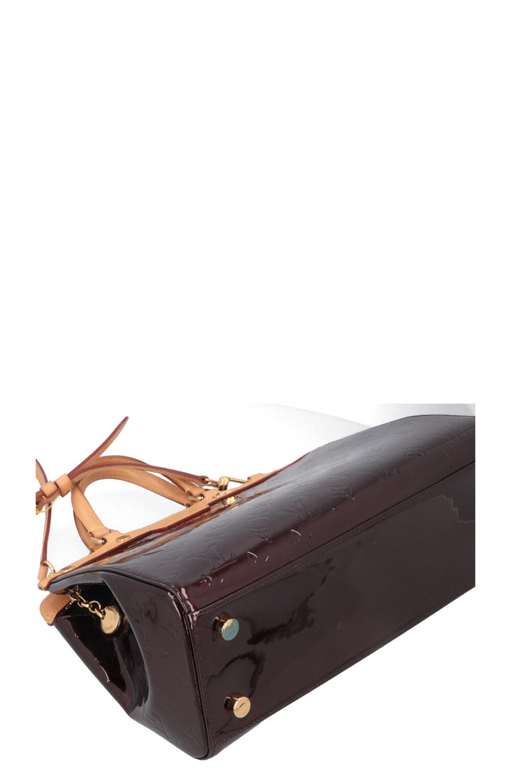 LOUIS VUITTON Brea Bag MM MNG Vernis Amarante