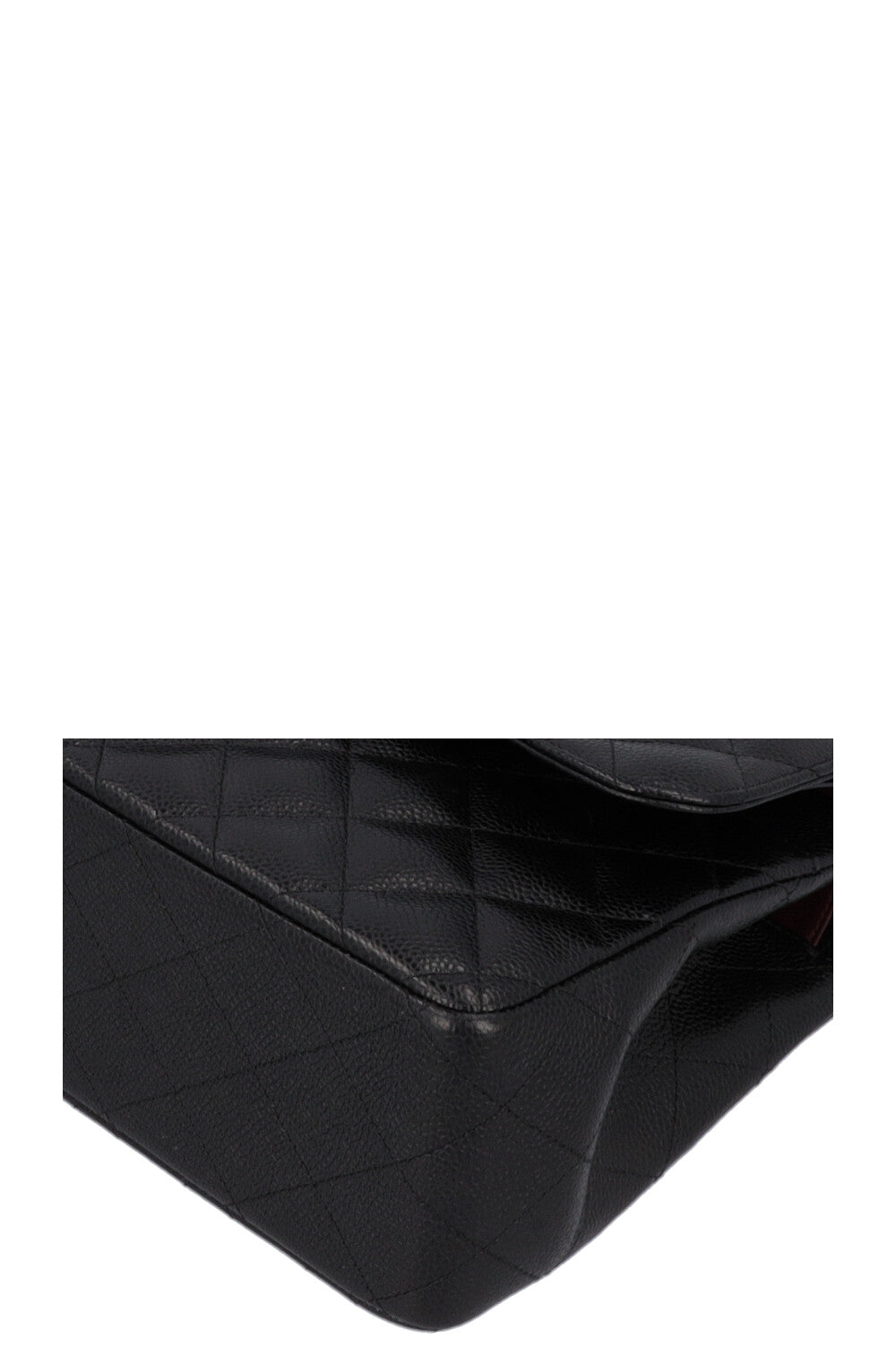CHANEL Large Classic Double Flap Caviar Black