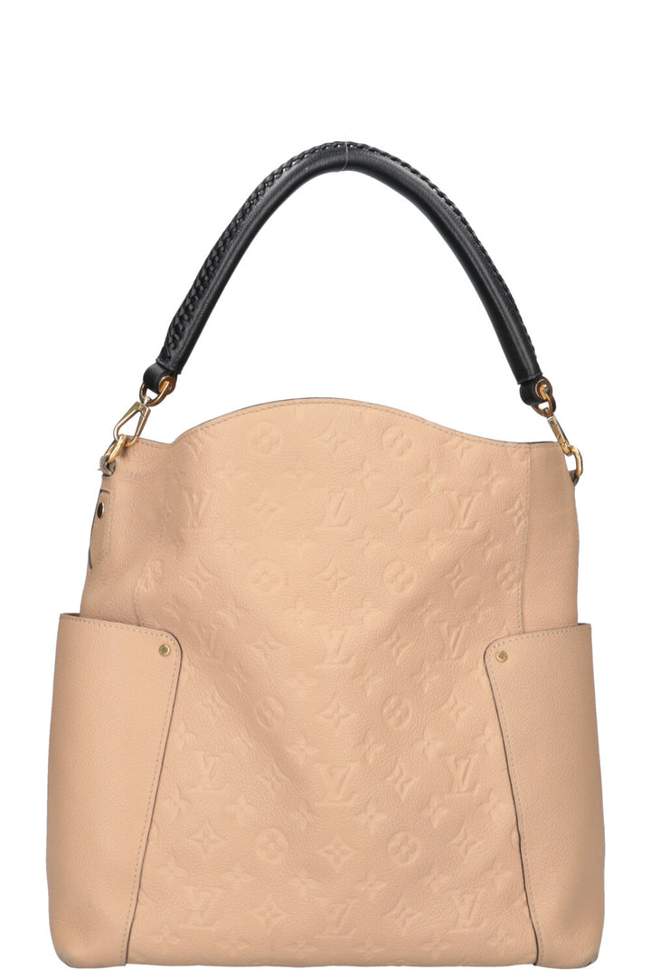 LOUIS VUITTON Bagatelle Bag Empreinte MNG Beige