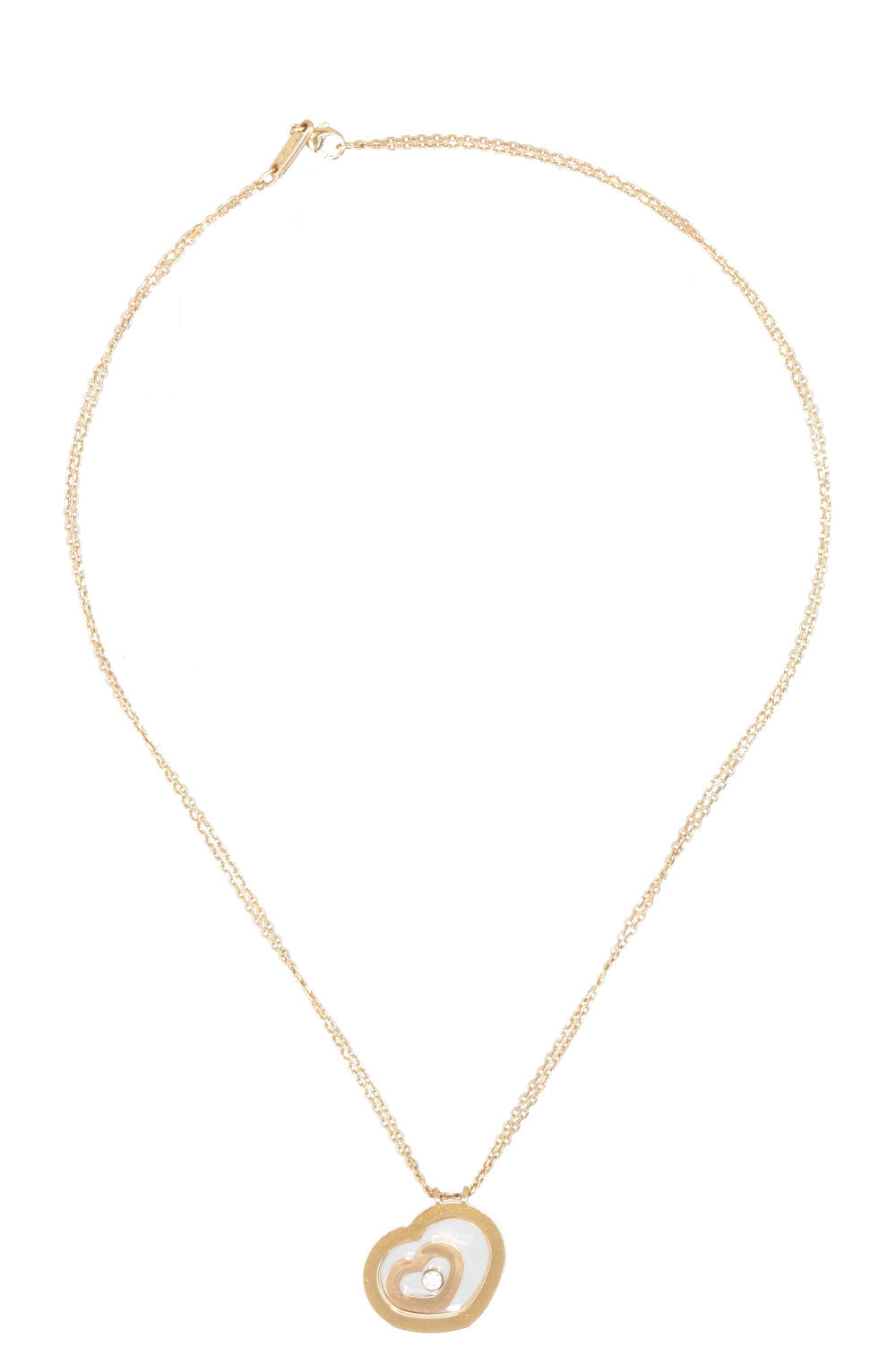 CHOPARD Happy Spirit Diamond Heart Necklace