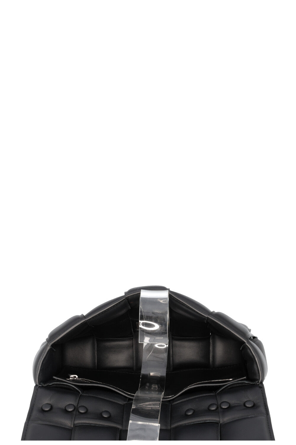BOTTEGA VENETA Chain Cassette Bag Black Silver