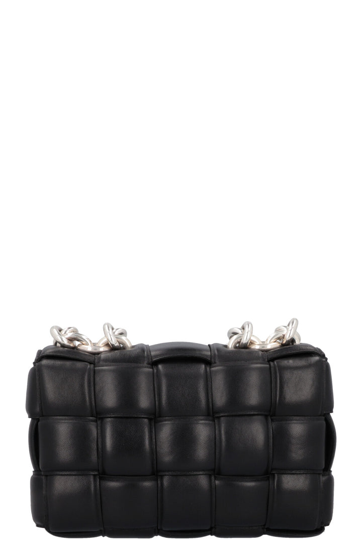 BOTTEGA VENETA Chain Cassette Bag Black Silver