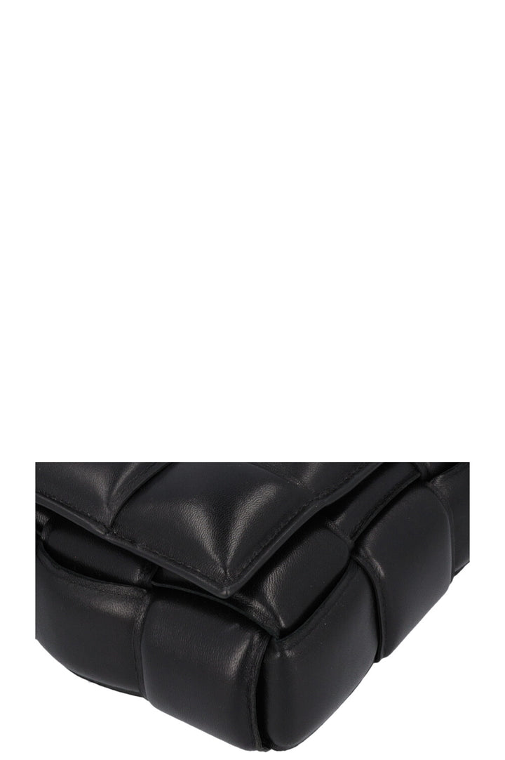 BOTTEGA VENETA Chain Cassette Bag Black Silver