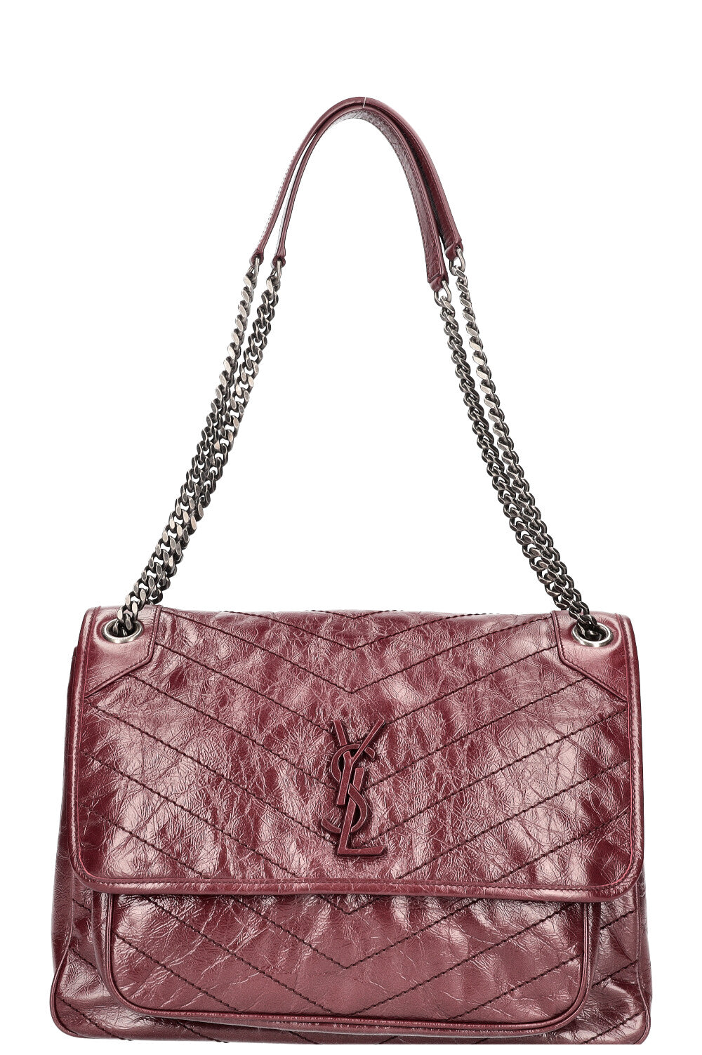 SAINT LAURENT Medium Niki Bag Bordeaux