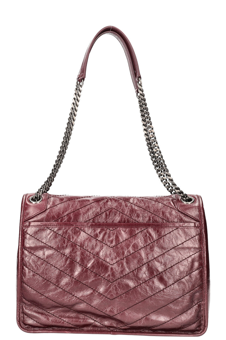 SAINT LAURENT Sac Niki moyen Bordeaux