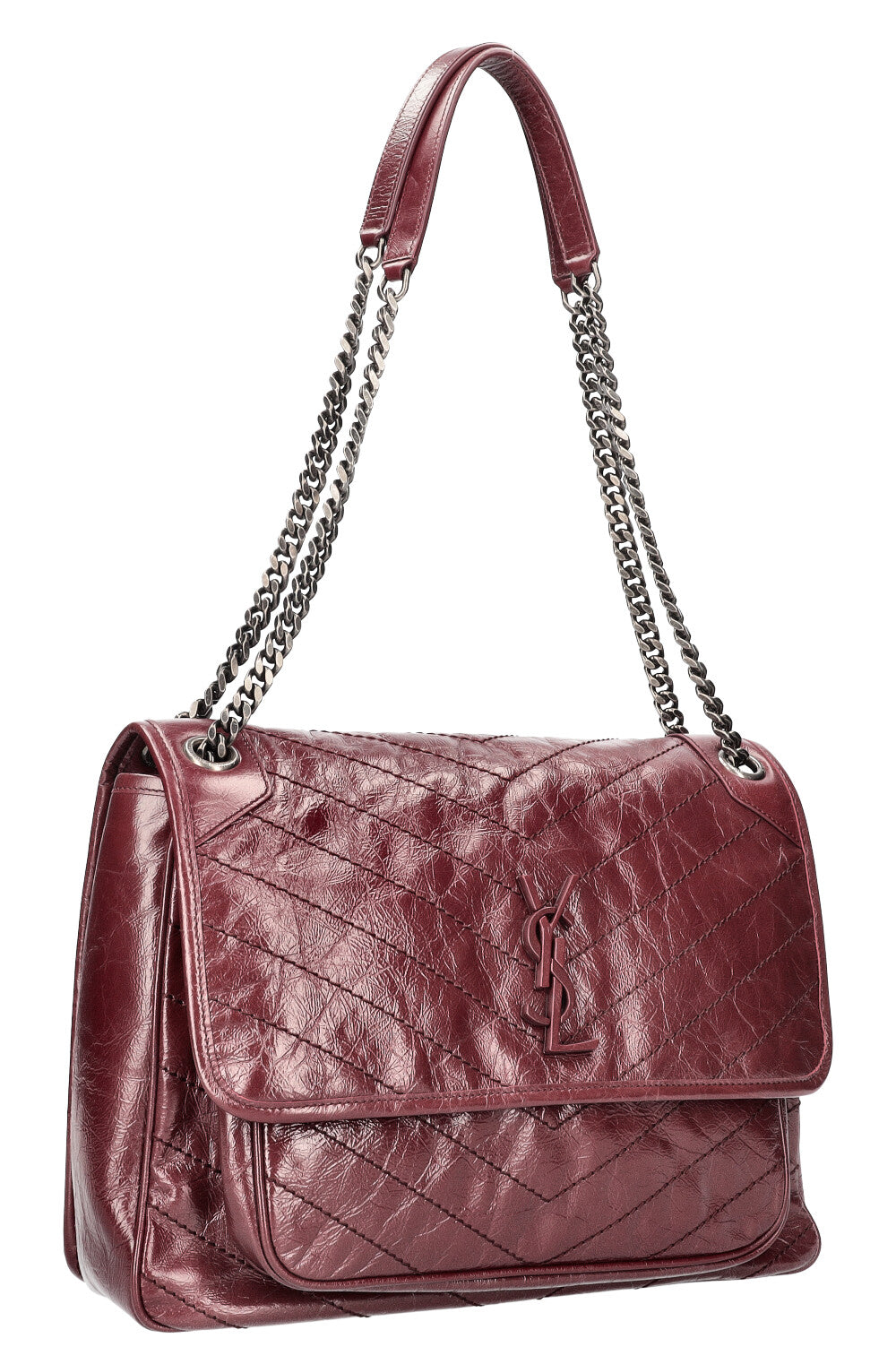 SAINT LAURENT Sac Niki moyen Bordeaux