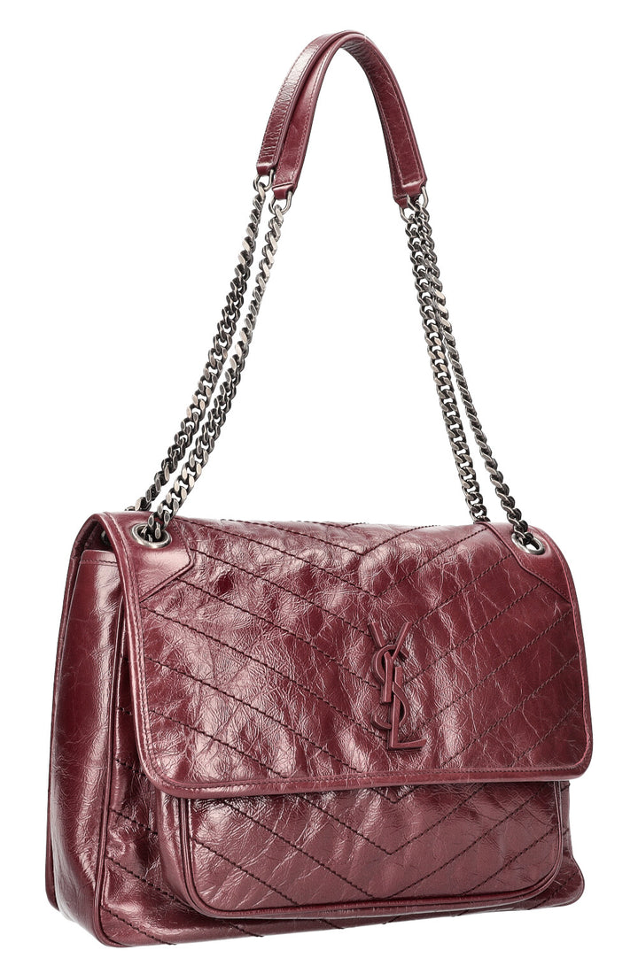SAINT LAURENT Sac Niki moyen Bordeaux