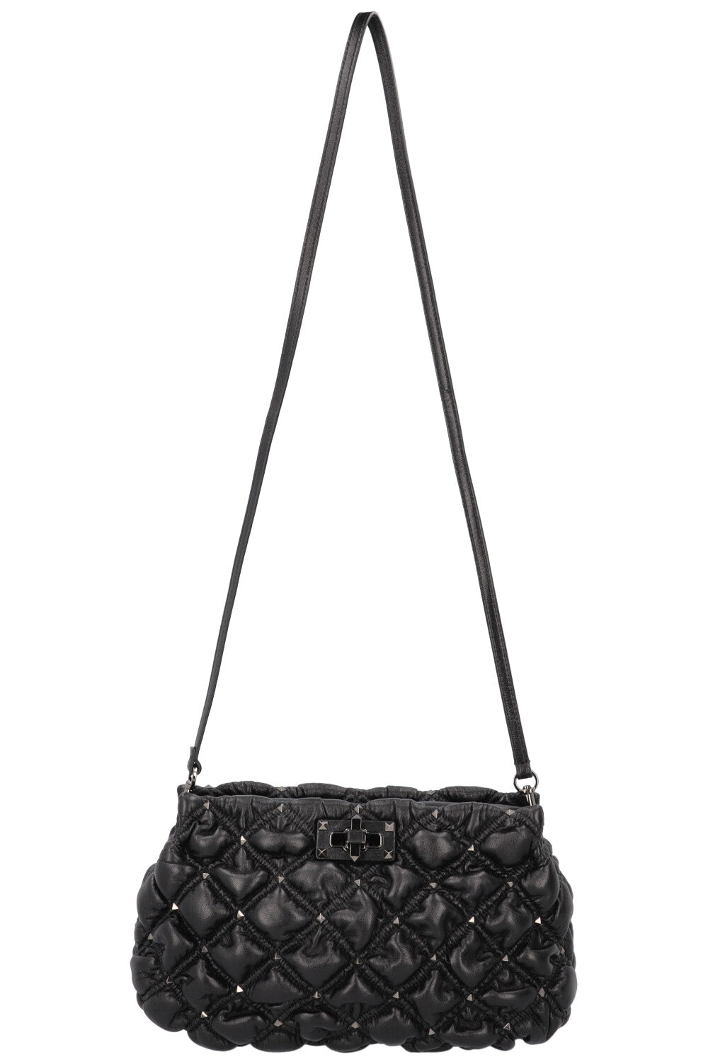 VALENTINO Rockstud Spikeme Crossbody Bag Black