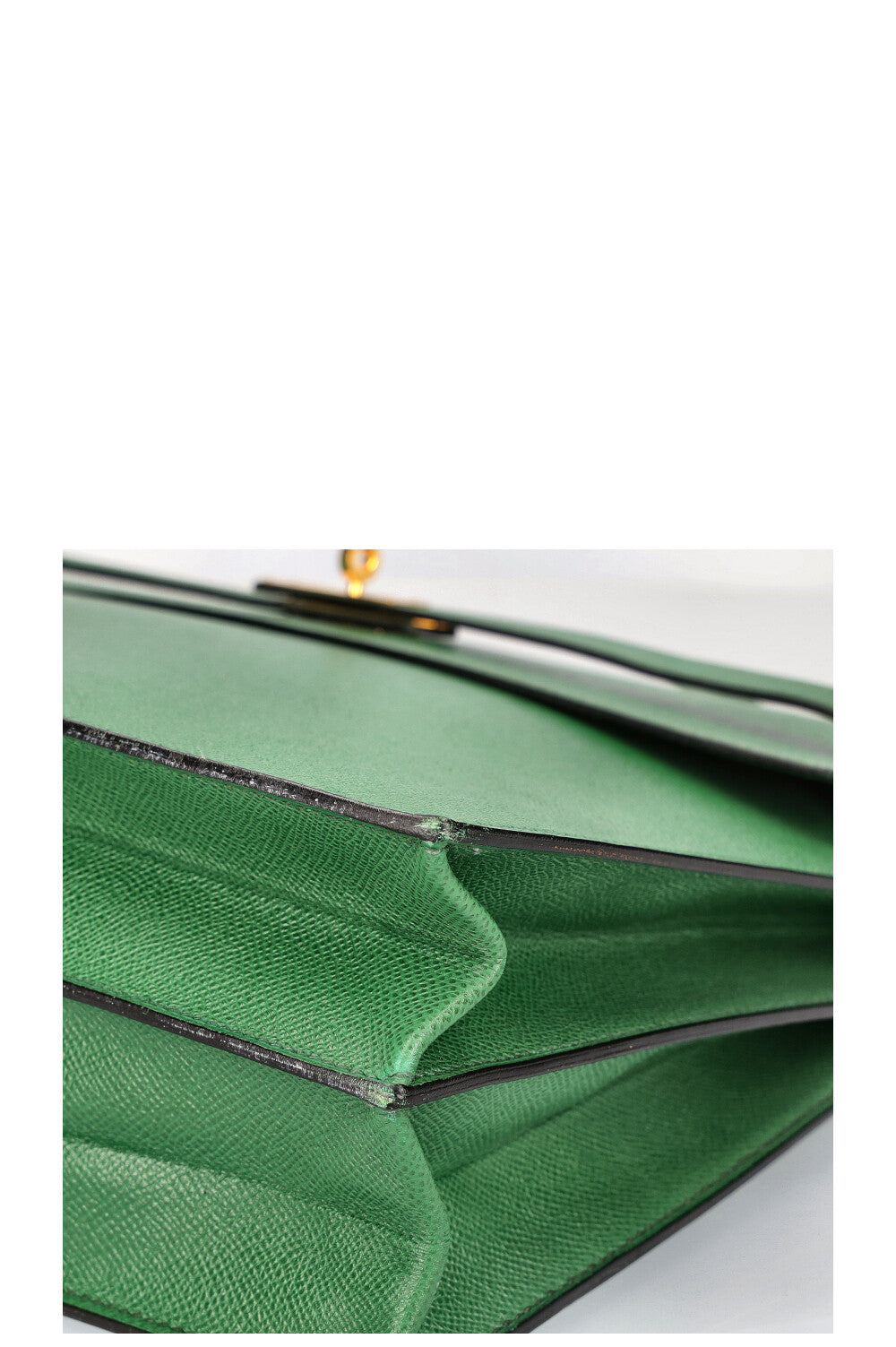 HERMÈS Kelly Depeche 38 Courchevel Green