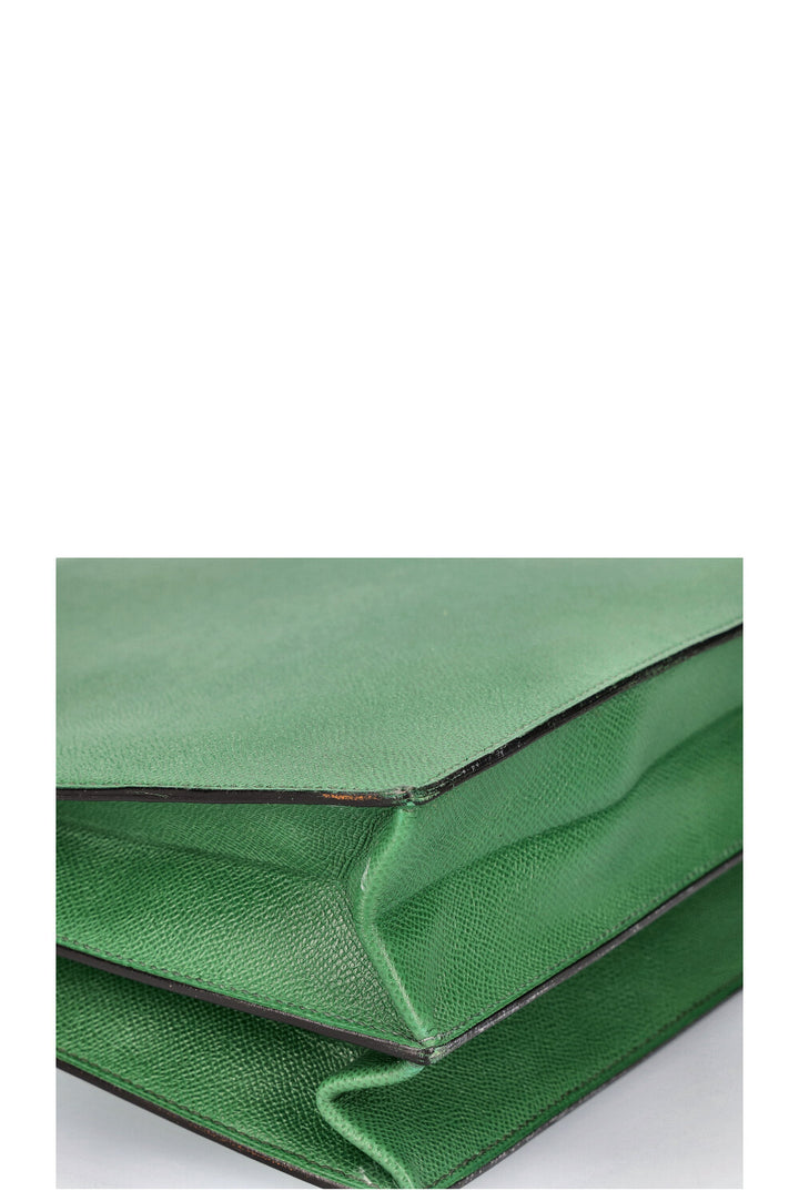 HERMÈS Kelly Depeche 38 Courchevel Green