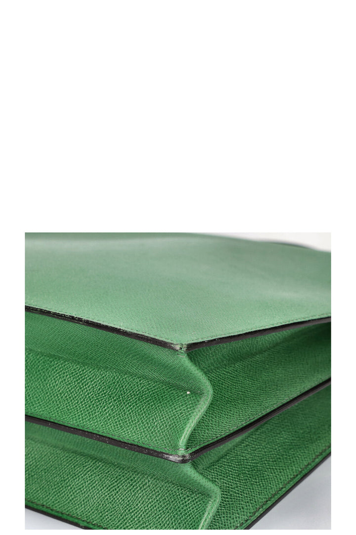 HERMÈS Kelly Depeche 38 Courchevel Green