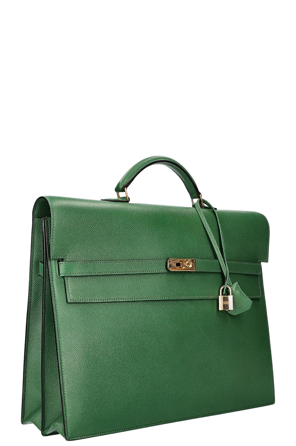 HERMÈS Kelly Depeche 38 Courchevel Green