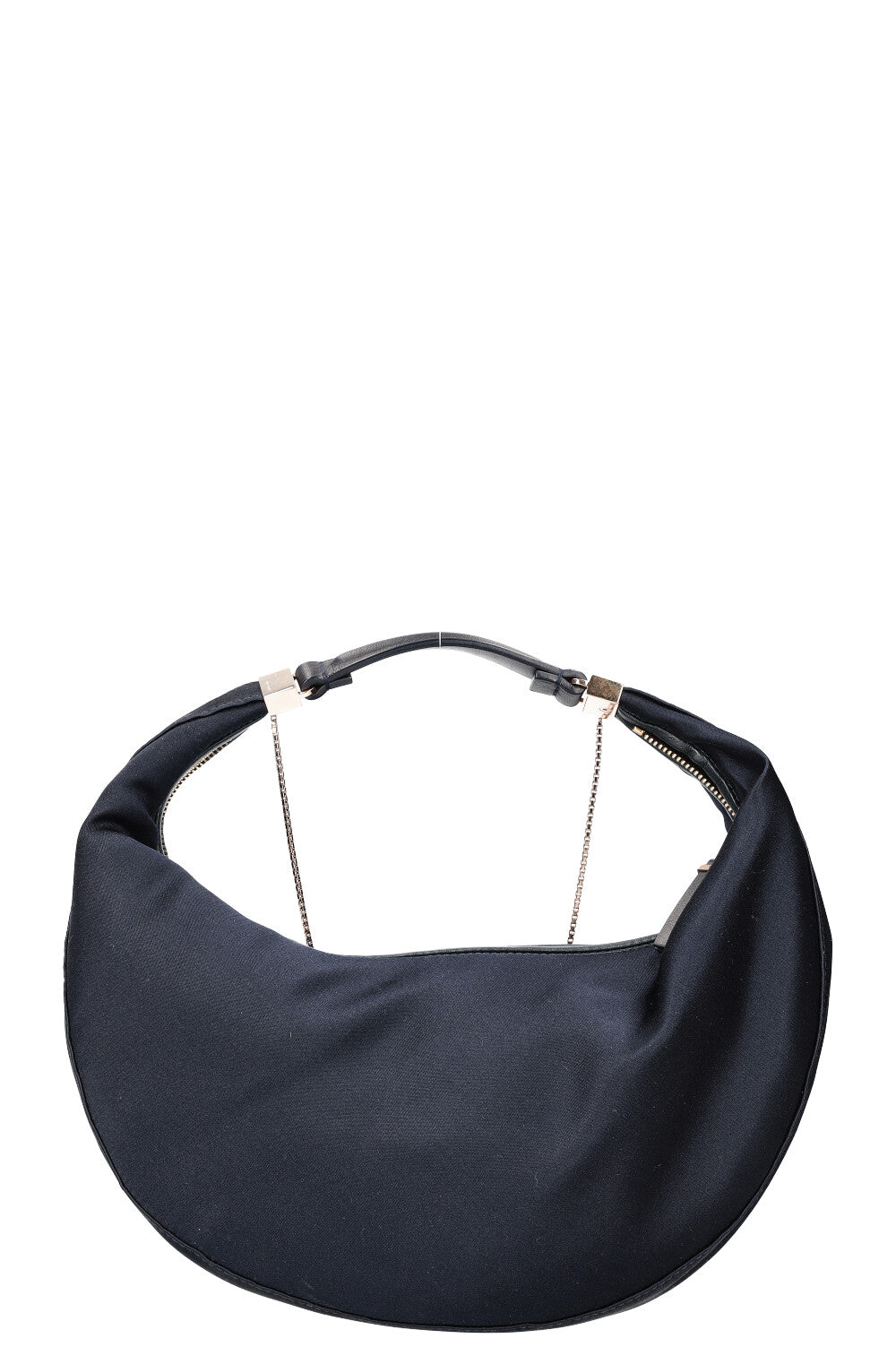 THE ROW Sling Bag Navy Satin