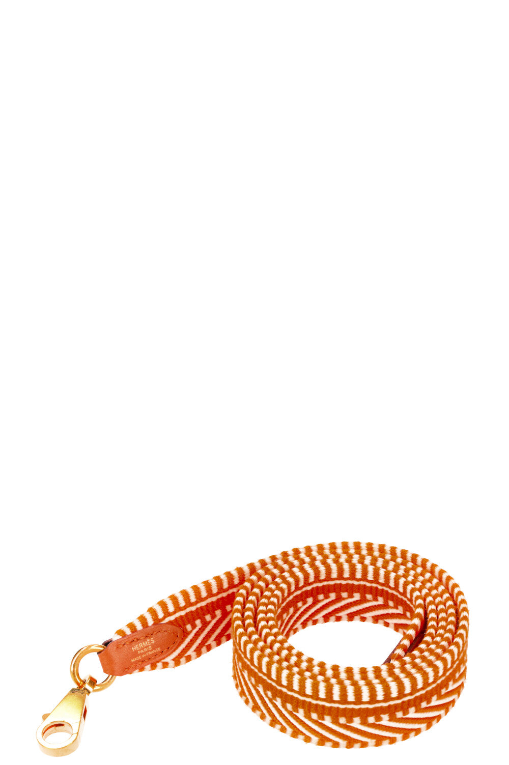 HERMÈS Sangle Cavale 25mm Strap Orange 