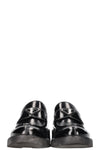 PRADA Logo Loafers Black
