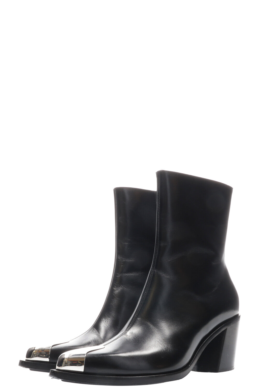 ALEXANDER MCQUEEN Punk Boots Black