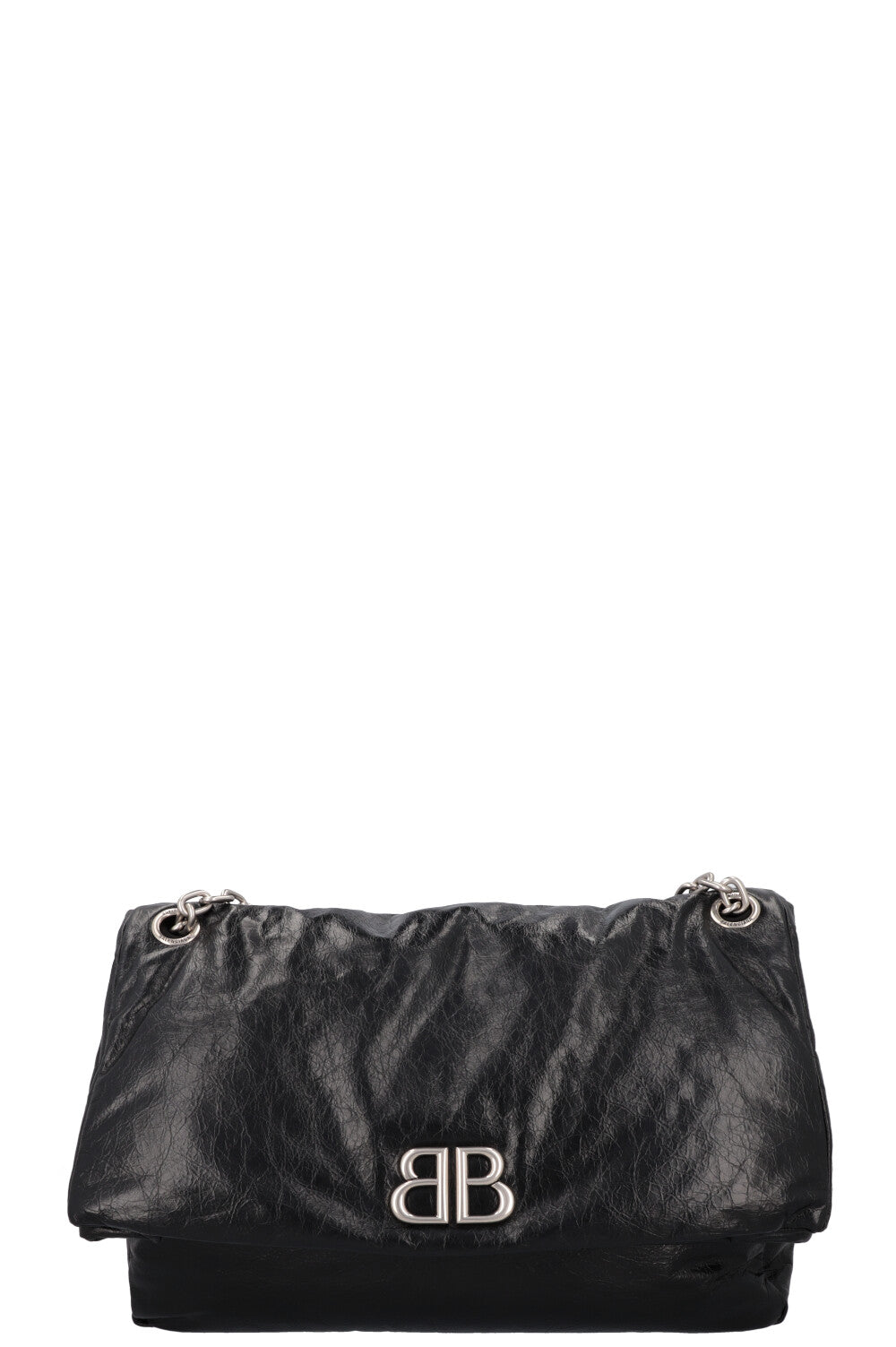BALENCIAGA Large Monace Bag Leather Black