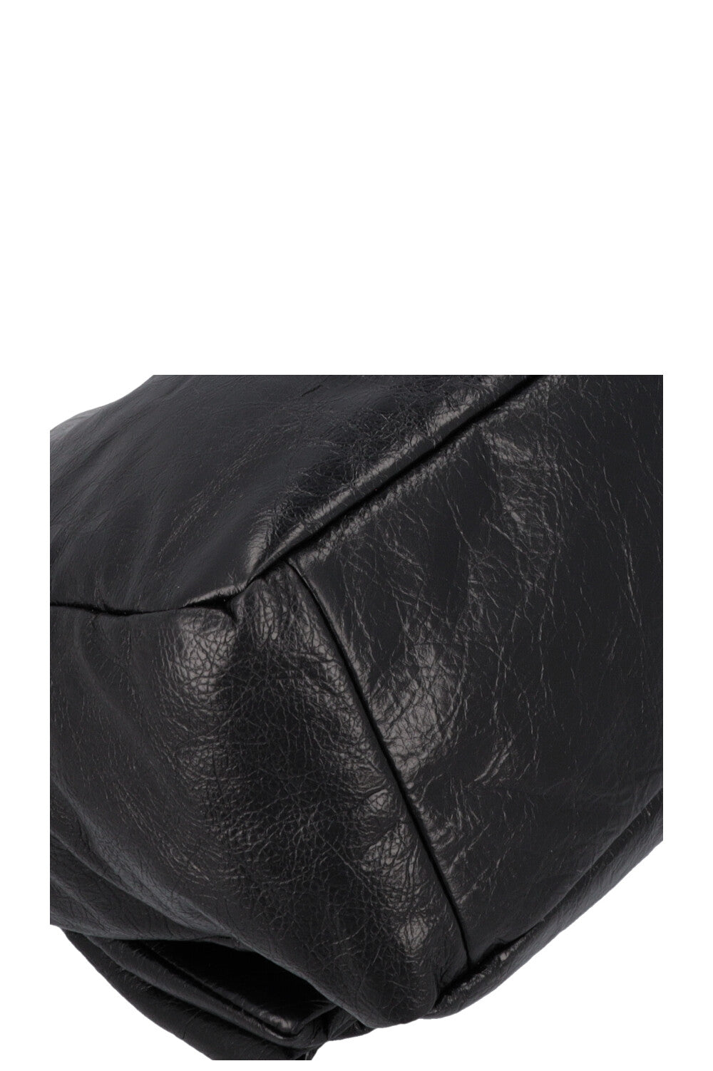 BALENCIAGA Large Monaco Bag Leather Black