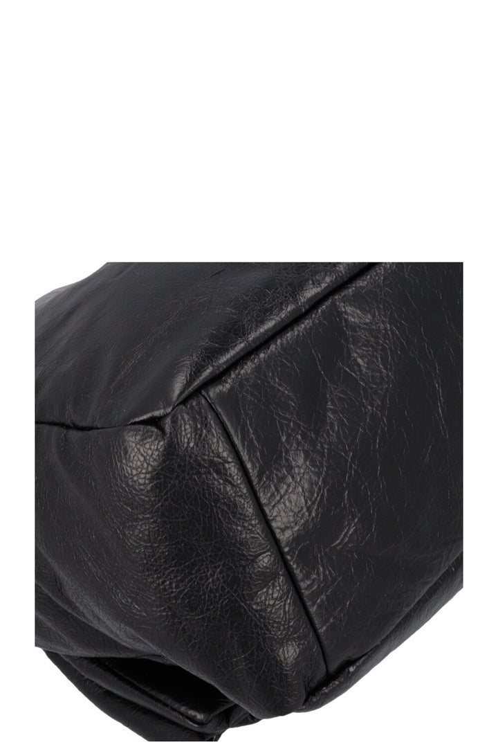BALENCIAGA Large Monaco Bag Leather Black