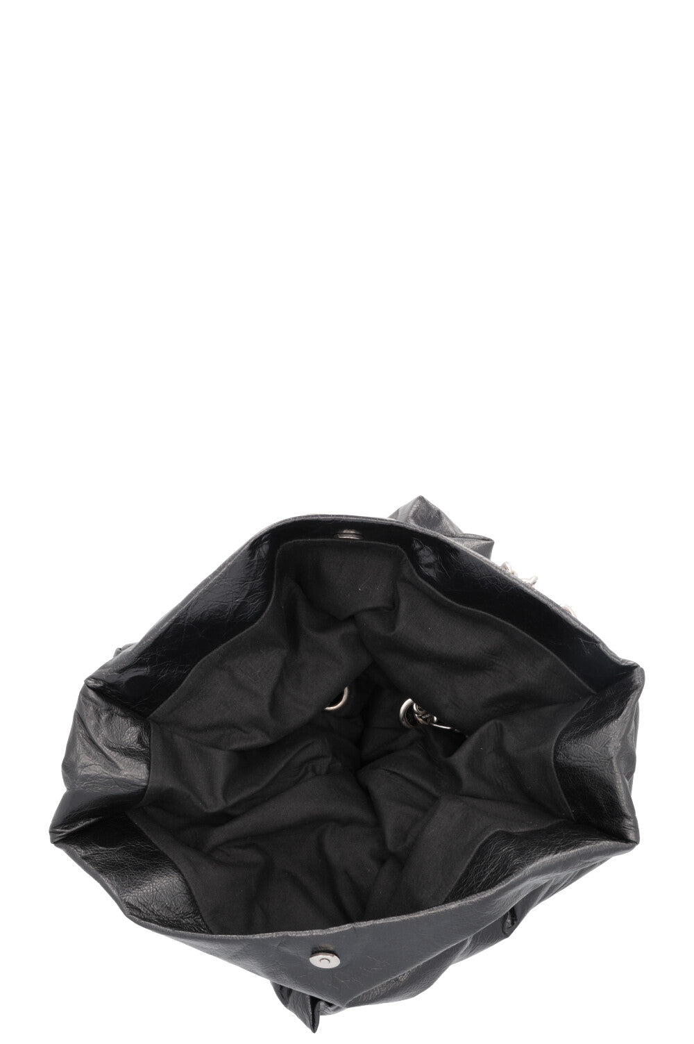 BALENCIAGA Large Monaco Bag Leather Black