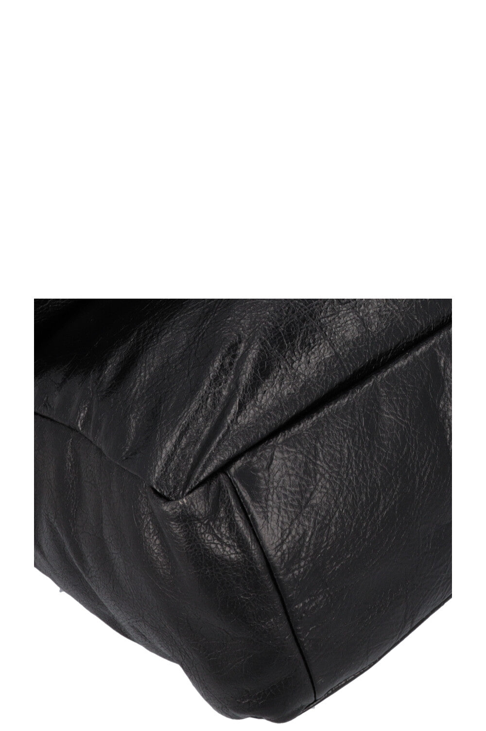 BALENCIAGA Large Monaco Bag Leather Black