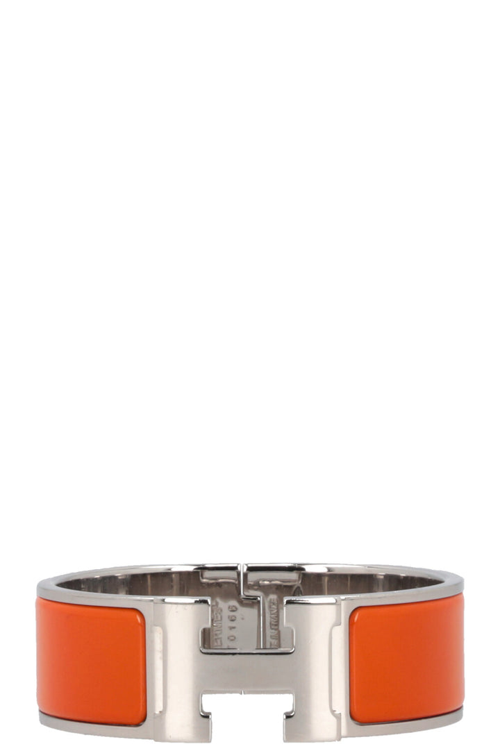 HERMÈS Clic Clac H Bracelet Orange