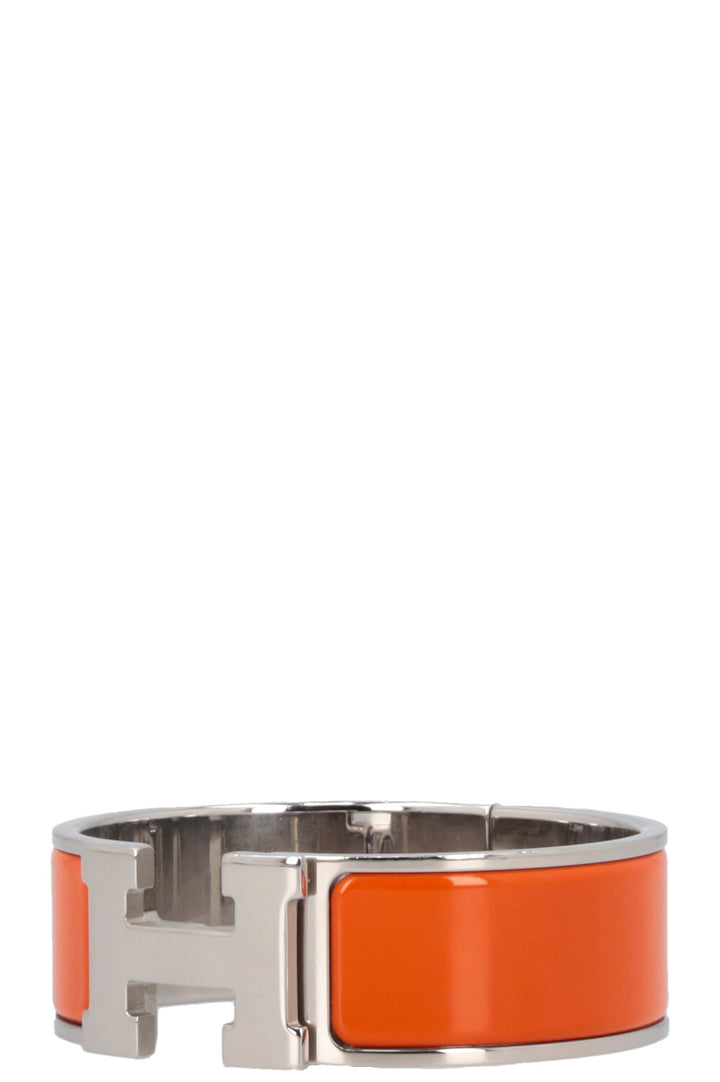 HERMÈS Clic Clac H Bracelet Orange