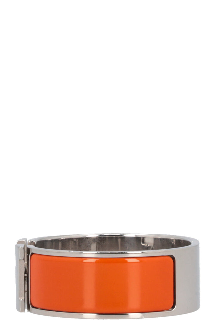 HERMÈS Clic Clac H Bracelet Orange