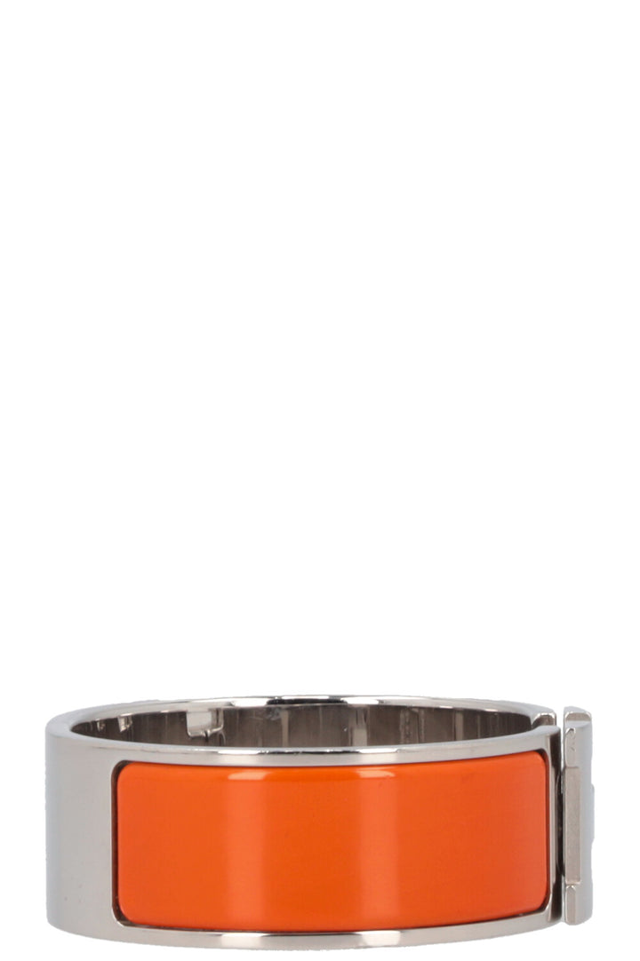 HERMÈS Clic Clac H Bracelet Orange