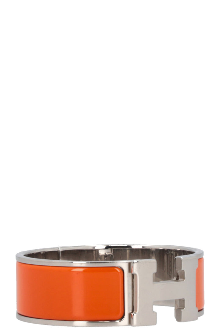 HERMÈS Clic Clac H Bracelet Orange