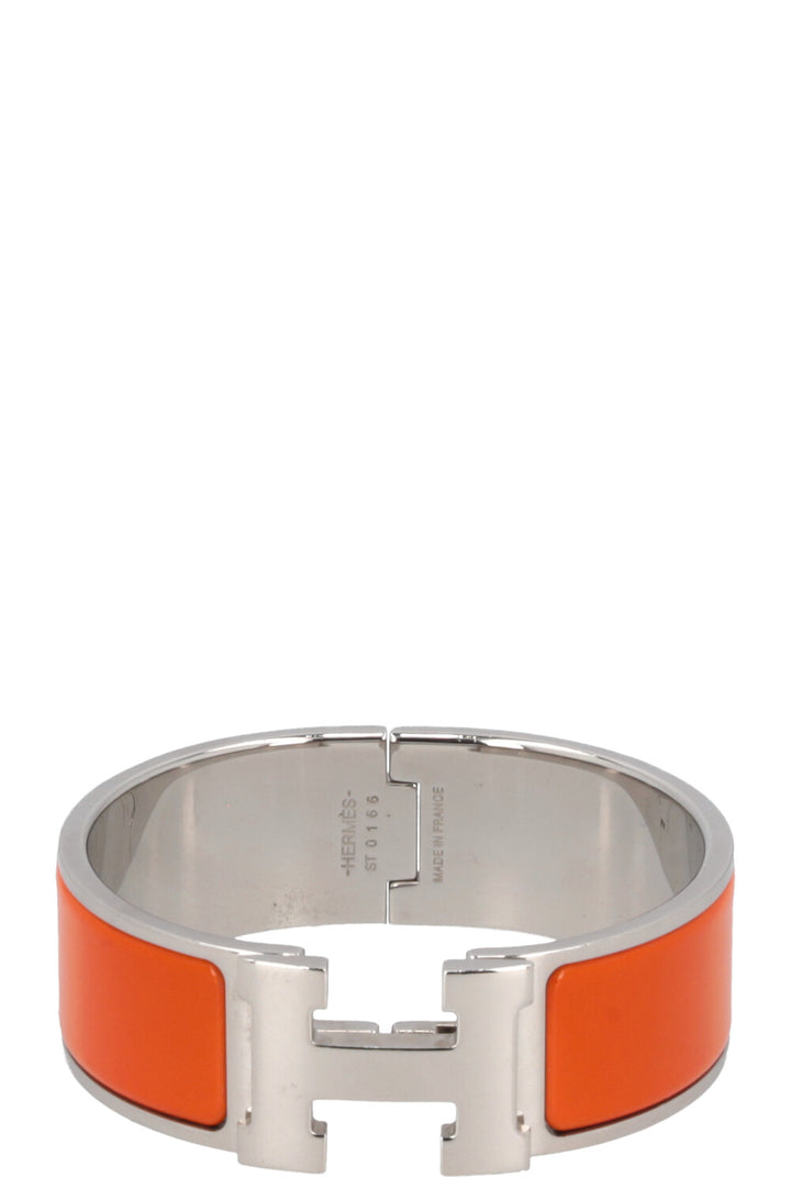 HERMÈS Clic Clac H Bracelet Orange