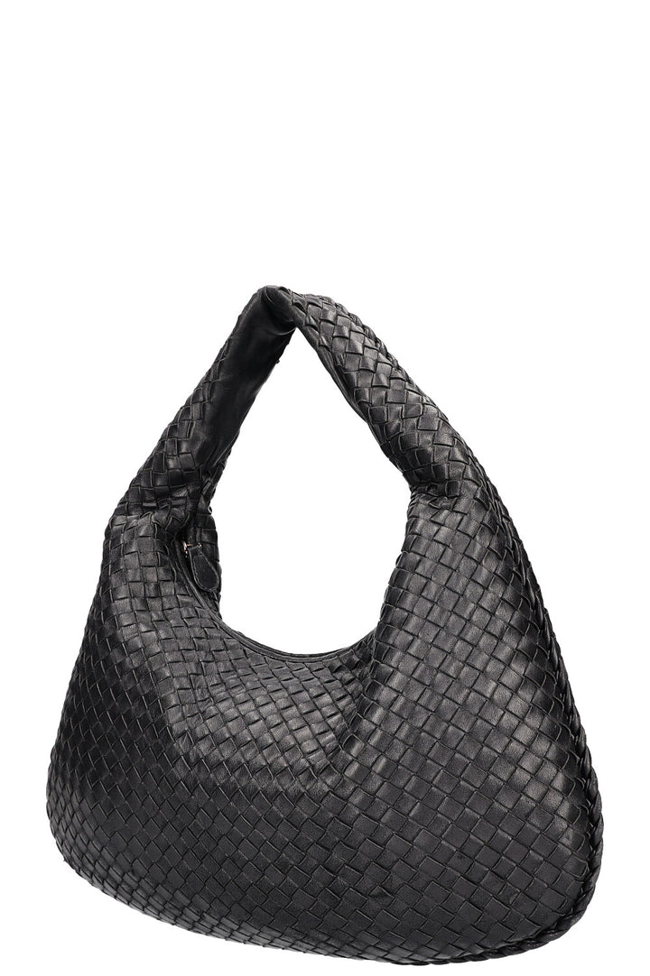 BOTTEGA VENETA Intrecciato Hobo Bag Black