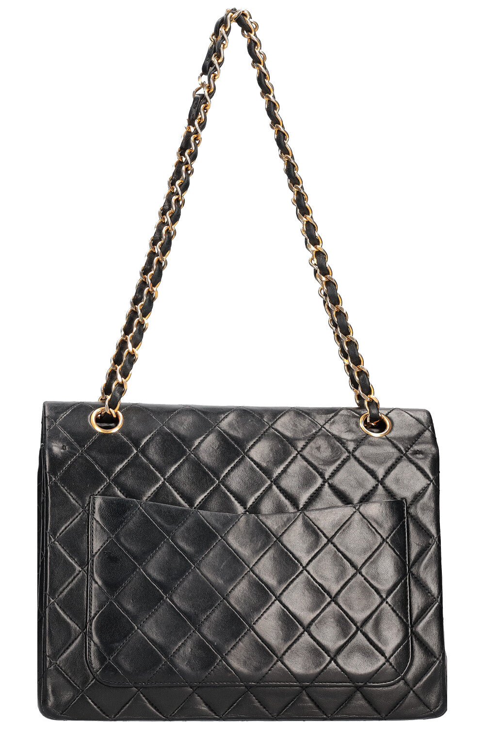 CHANEL Double Flap Bag Square Black