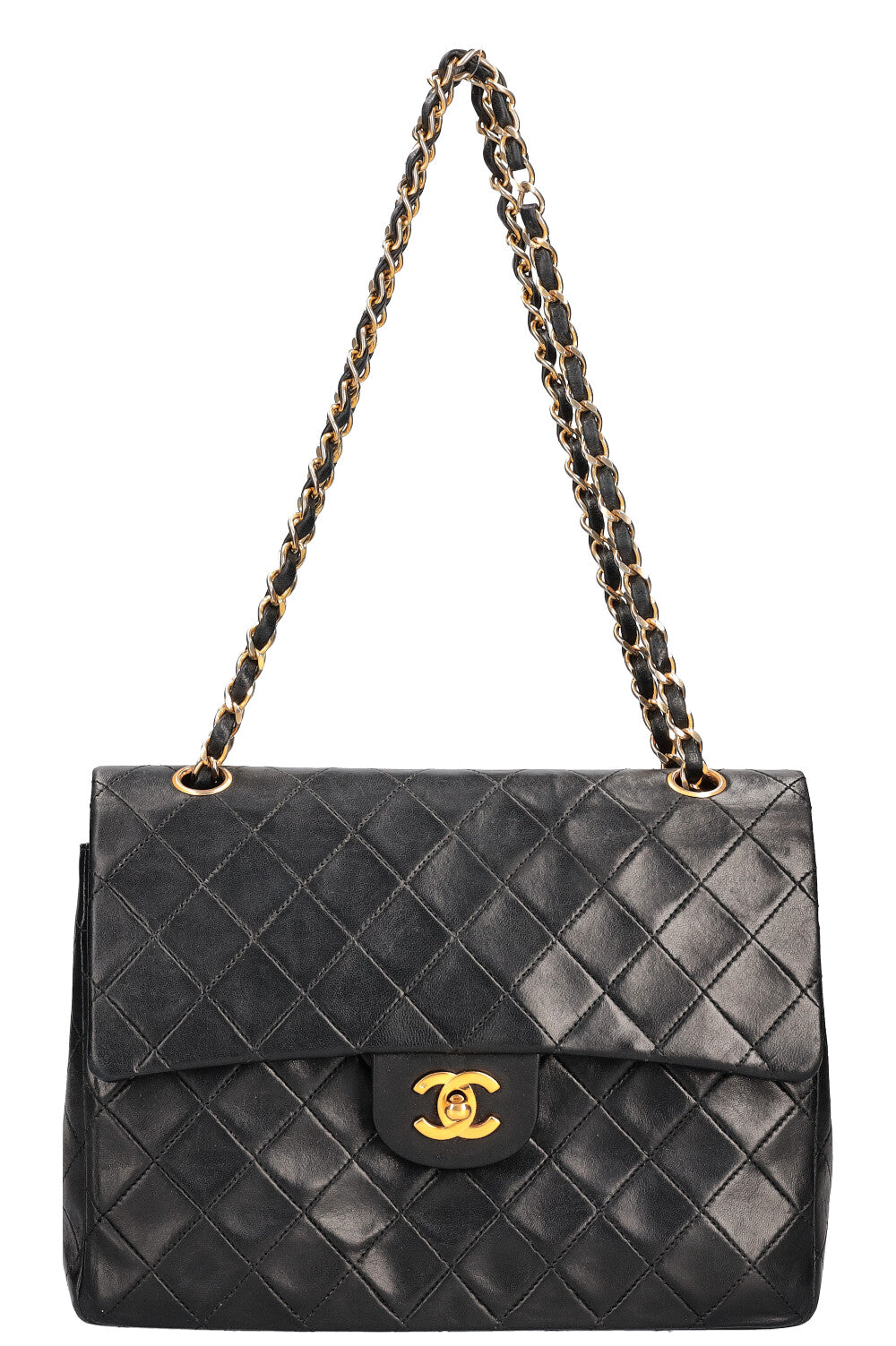 CHANEL Double Flap Bag Square Black